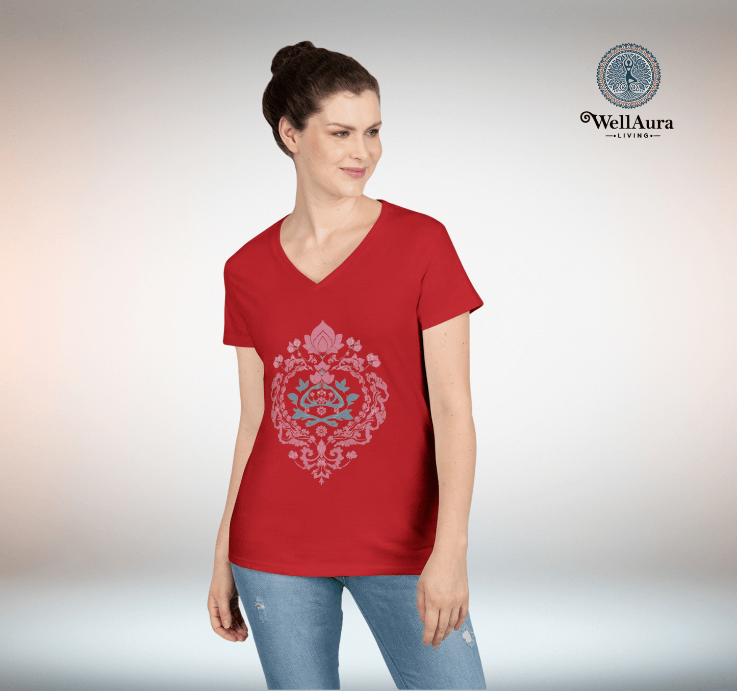 Cosima V-neck T-shirt Yoga Wellness for Women