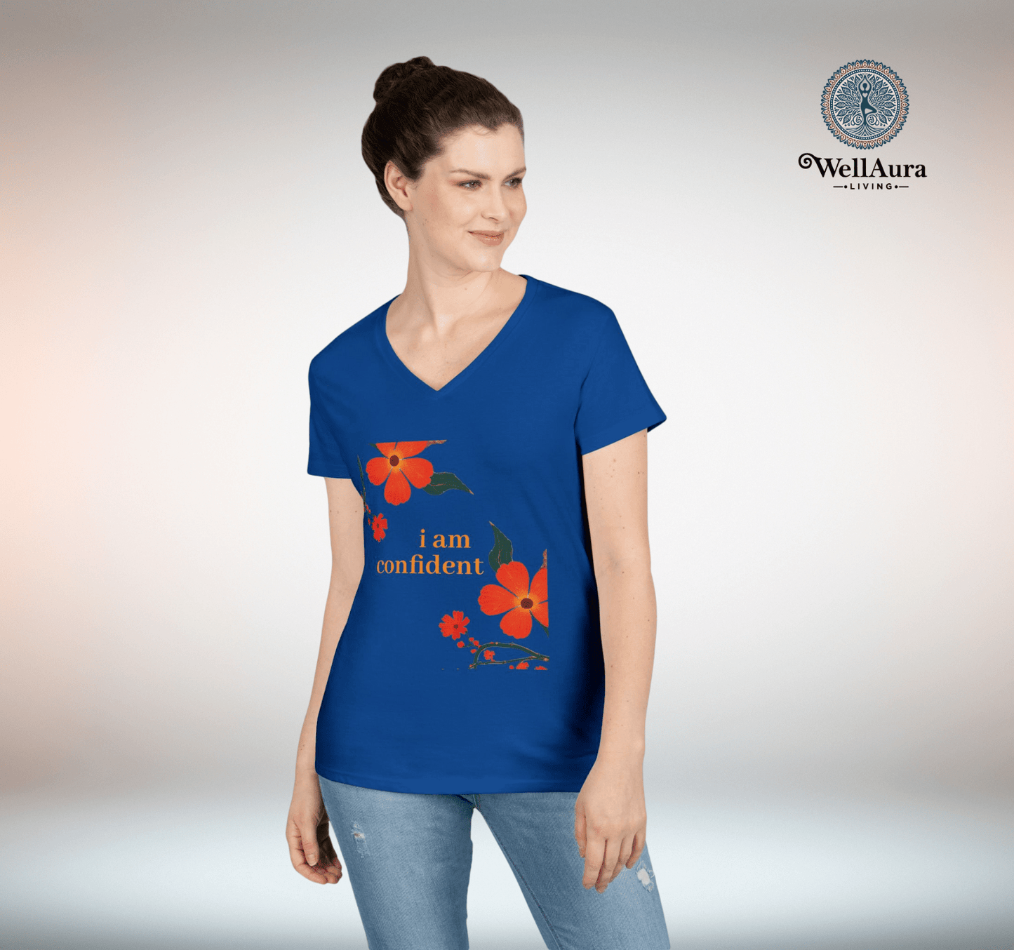 Eden V-neck T-shirt Yoga Wellness for Women