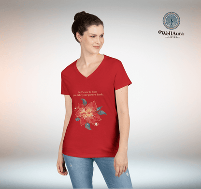 Lara V-neck T-shirt Yoga Wellness for Women